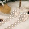 Versatile Wired Christmas Ribbon Available In Multiple Lengths For Crafting Holiday