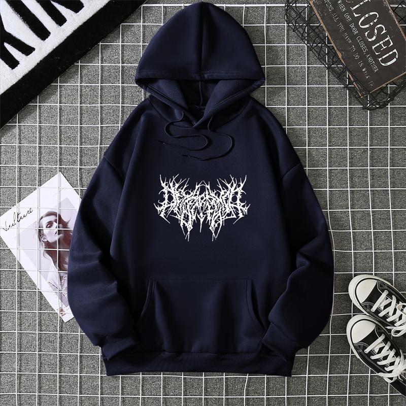 Winter Women's Hoodie High Street Unisex style Double Pockets Sweatshirts Outerwear Plus-Size Women's Clothing