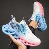 New Unisex Running Shoes Men Women Lightweight Mesh Breathable Plush Comfort Flat Soft Tennis Shoes Summertime Lace-Up Athletic Shoes Man