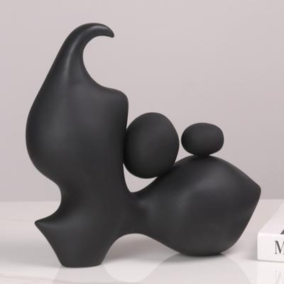 Modern Minimalist Abstract Geometric Resin Ornaments Model Room Sales Office Bogu Rack Entrance Hall Interior Soft Decoration Art