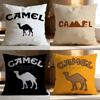 Popular C-CCamel Cushion Cover Soft Washable Pillow Case Multi-Scene for Couch Bed Travel Office Use