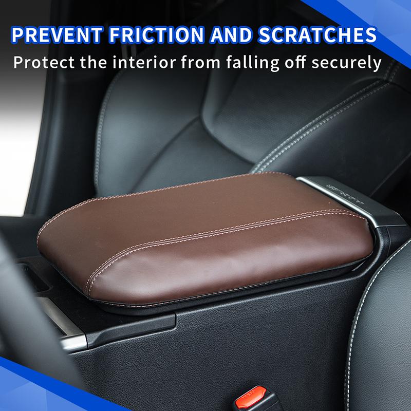 Armrest Cover Pad Pu Leather Cover For Toyota Prado LC250 2025 2025 Armrest Box Surface Cover Mat Car Center Console Protector