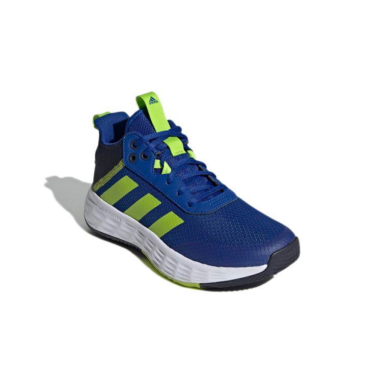 Adidas Own The Game 2.0 J Royal Blue Semi Solar Slime Kids Sneakers Legend-Ink H01557