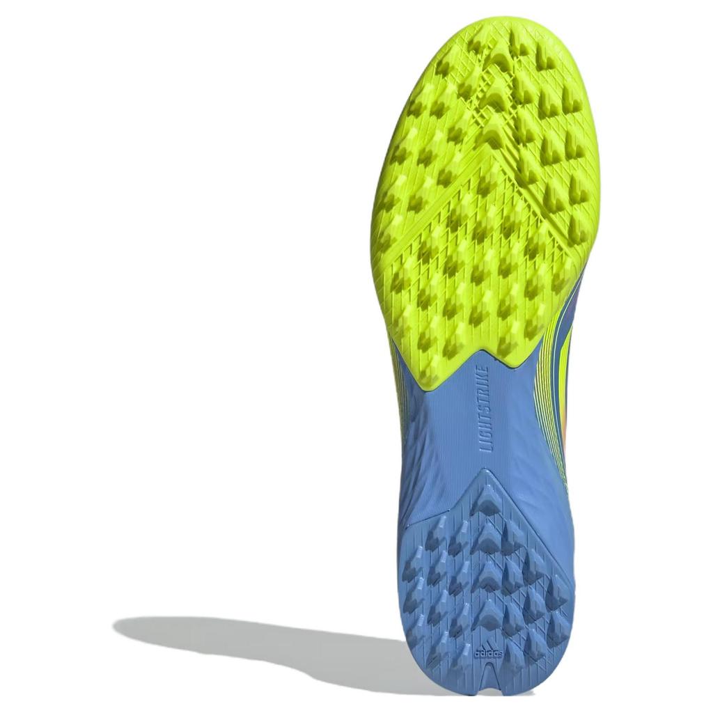 Men's Sneakers Adidas F50 League Artificial Turf Slip Resistant Abrasion Resistant Soccer Shoes Unisex Blue