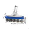 5inch Pool Brush Aluminium Handle Sturdy Multifunctional, Efficient Cleaning Wire