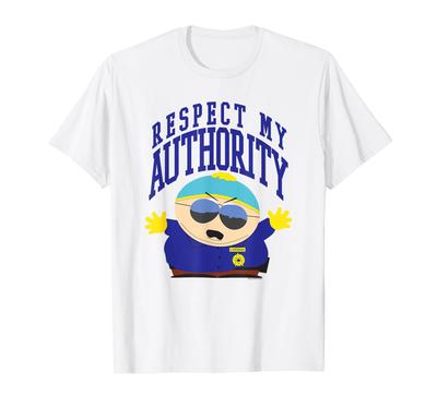 South Park Respect My Authority Deputy Cartman Cartoon T-Shirt