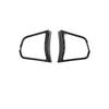 For BMW 7 Series 2009-2015 Carbon Fiber Front Steering Wheel Frame Cover Trim 2*