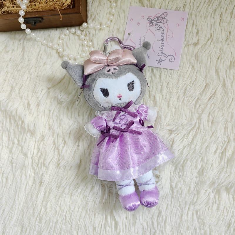 Kawaii 15CM My Sweet Piano Ballet Skirt Long Leg Plush Pendant Ballet Dreamy Cartoon Kuromi Stuffed Dolls Plush Key Chains Gift