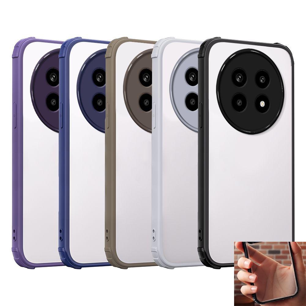 Etui do Realme 12 Etui na telefon Realme 12x Pokrowiec do Realme 12 Pro + 12 Plus Ochrona przed upadkiem Odporne na wstrząsy Twarda akrylowa tylna okładka