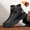 Herbst Winter Plüsch Dick Warm Herren Baumwollschuhe Trendy Outdoor High Top Herren Schneestiefel