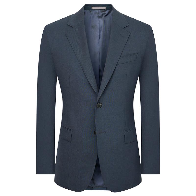 Men's Easy-Care Wool Blend Business Suit Collection