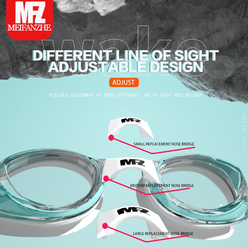 New Small Frame Waterproof Anti-fog Adjustable Swimming Goggles for Men and Women