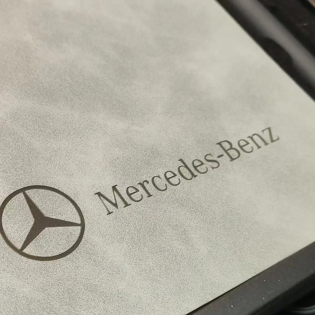 GLC GLB A5 Retro Notebook Soft Leather Cover & Neutral Pen Car Man Business Gifts For Mercedes Benz W176 W177 W204 W205 W212 W2