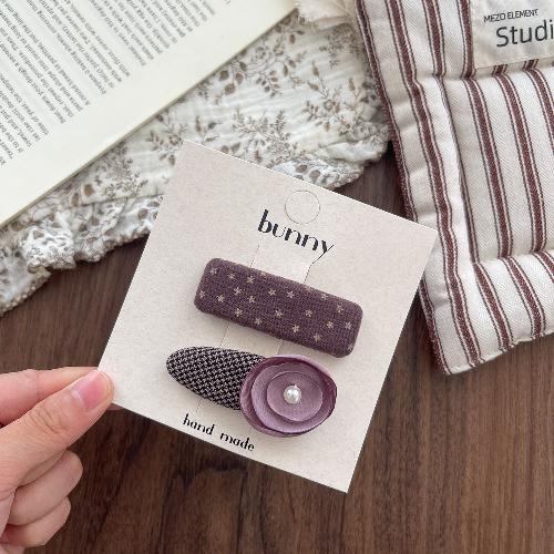 Spring New Style Mesh Bow Rose Hairpin Hairpin French High-end Girl Hairpin Wild Broken Hair Side Clip