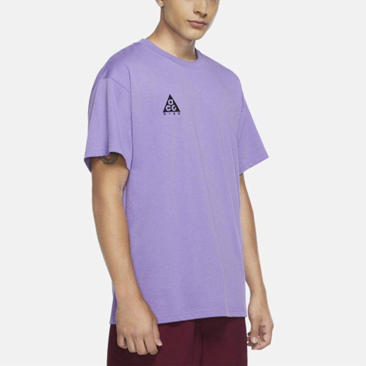 Nike T-shirt Homme ACG Bleu Atomique Violet/Noir BQ7343-583
