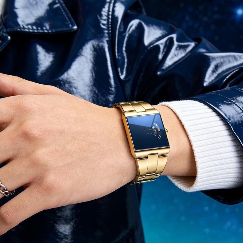 Quadratische Uhr Herren Mode Quarz Uhr Luxus Herren Business Uhr Elektronische Armbanduhren Herren Uhr