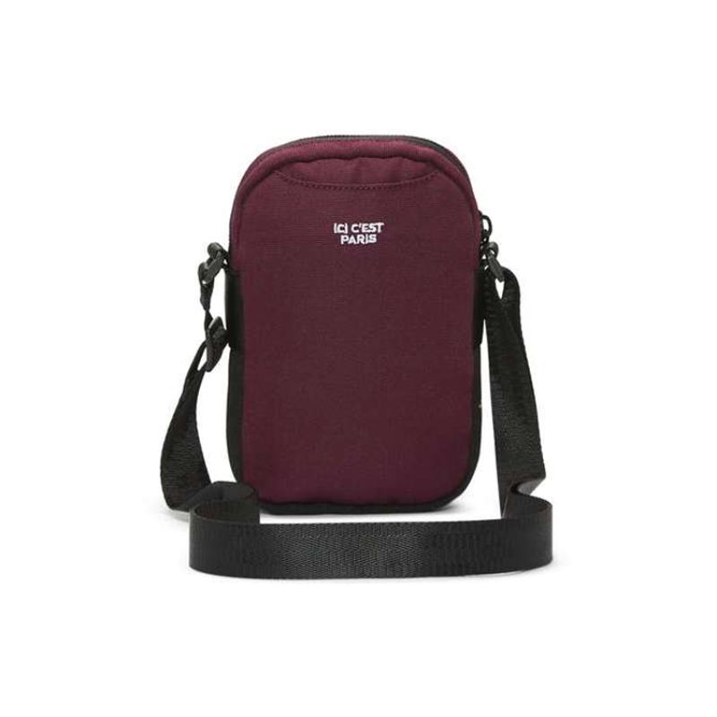 Jordan Borsa a Spalla in Poliestere Taglia Regolare Unisex Nero Rosso Bordeaux Jordan DC8676-010