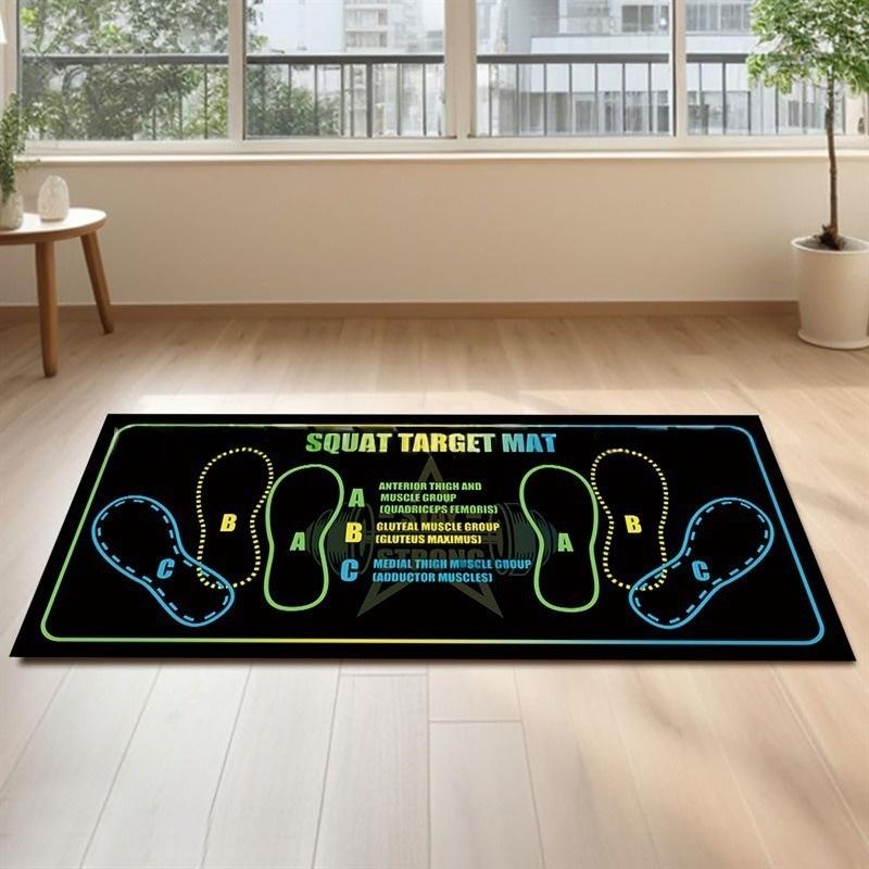 

Various Sizes Anti-Slip Squat Mat Durable Training Mat for Home Gym Use Non-Skid Exercise Equipment Ideal for Fitness Enthusiast 40X60CM