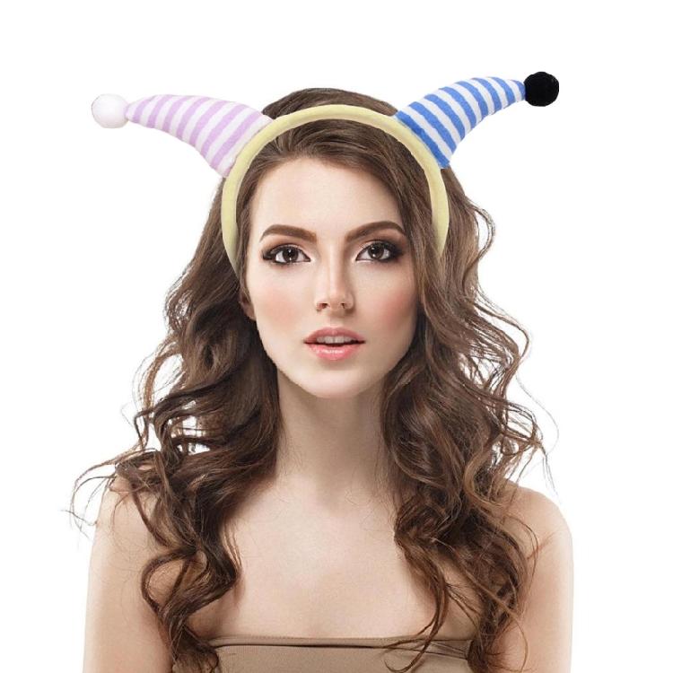 Unique Hairbands Festive Clown Horn Birthday Party Photo Booth Props for Girls