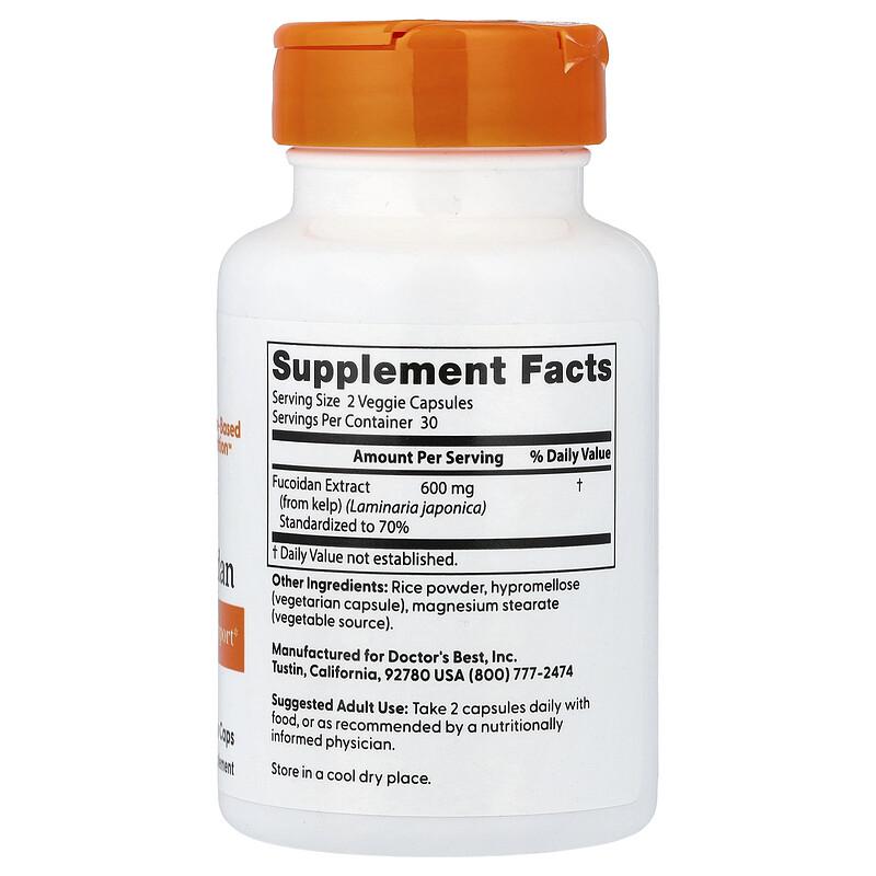 Fucoidan, 60 Veggie Caps (300 mg Per capsule)