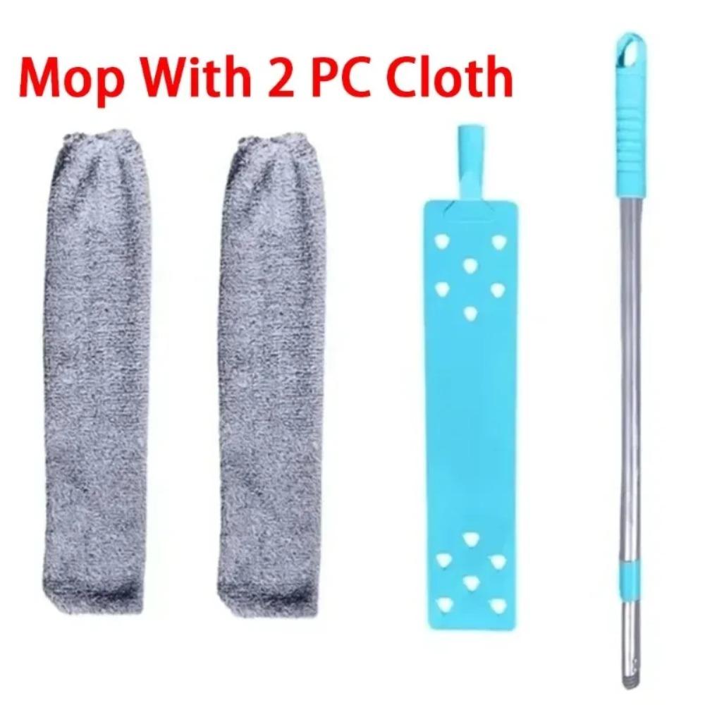 Dust Cleaner Telescopic Long Handle Mop with Bendable Head Flexible Cleaning Duster Brush for Home Dusting Household Cleaning