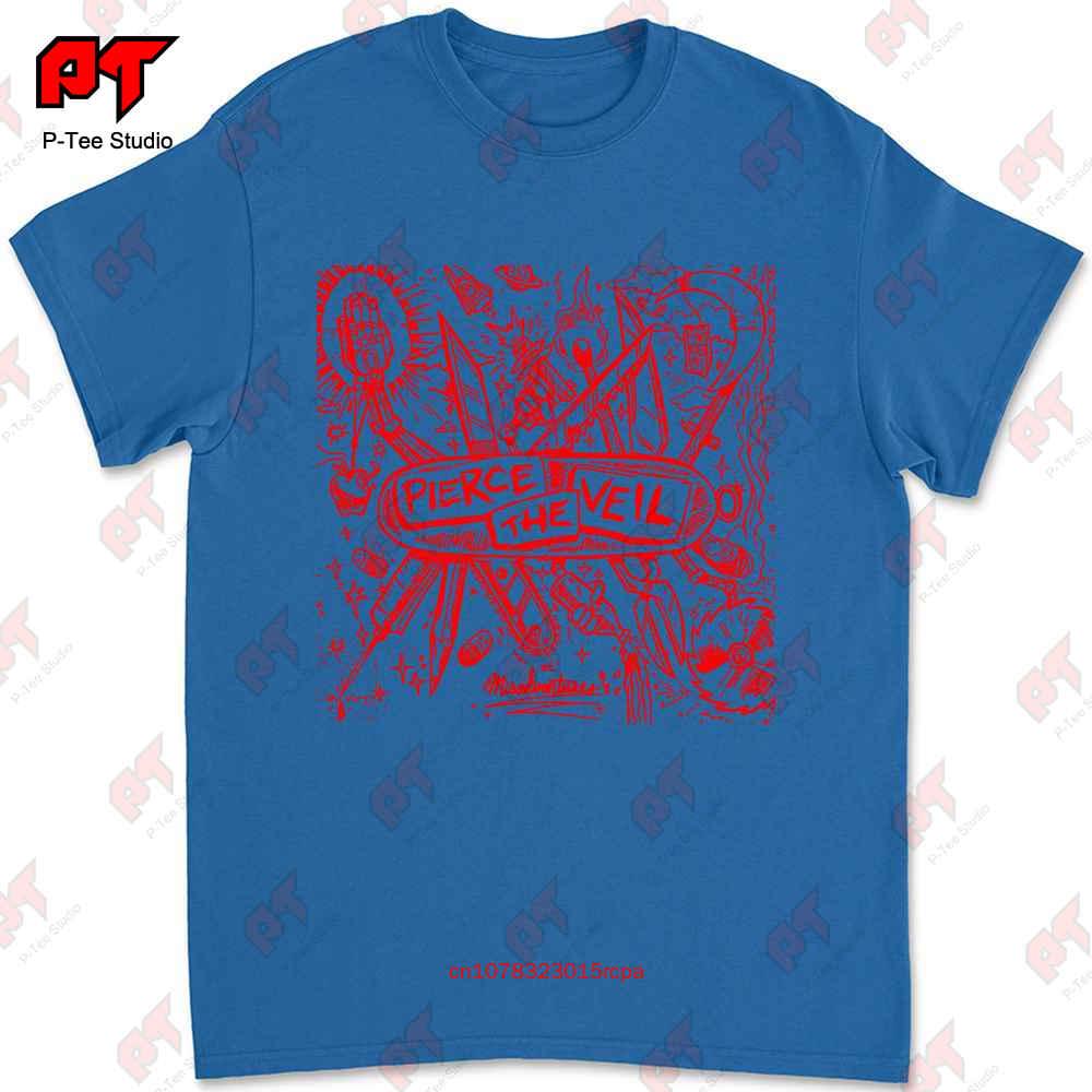 Pierce The Veil T Shirt Metal Music Ptv Misadventures Cotton Xs To 5Xl JZC8
