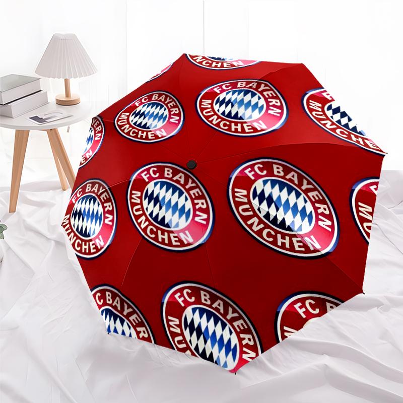 1pc B-Bayern Munich Umbrella, Sun Protection, And UV Shielding. It Has Eight Sturdy Ribs for Outdoor Use And Perfect As a Holiday Gift