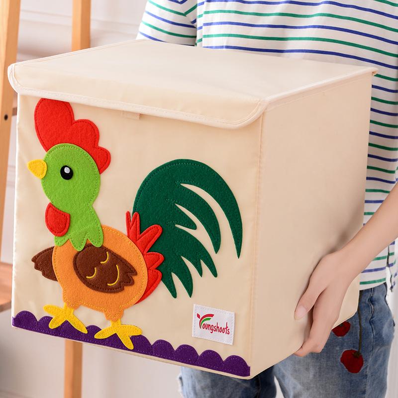 Factory Household Items Crochet Knitting Tools Storage Cloth Toy Organizer Foldable Box Storage Bins Kids Storage Customizable