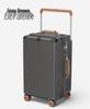 2026 Inch Shockproof Wide Pull Rod Carry-On Luggage with Silent Wheels