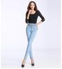 Women's High-Waist Elastic Skinny Jeans - Spring/Autumn/Winter Plus Size Slim Fit