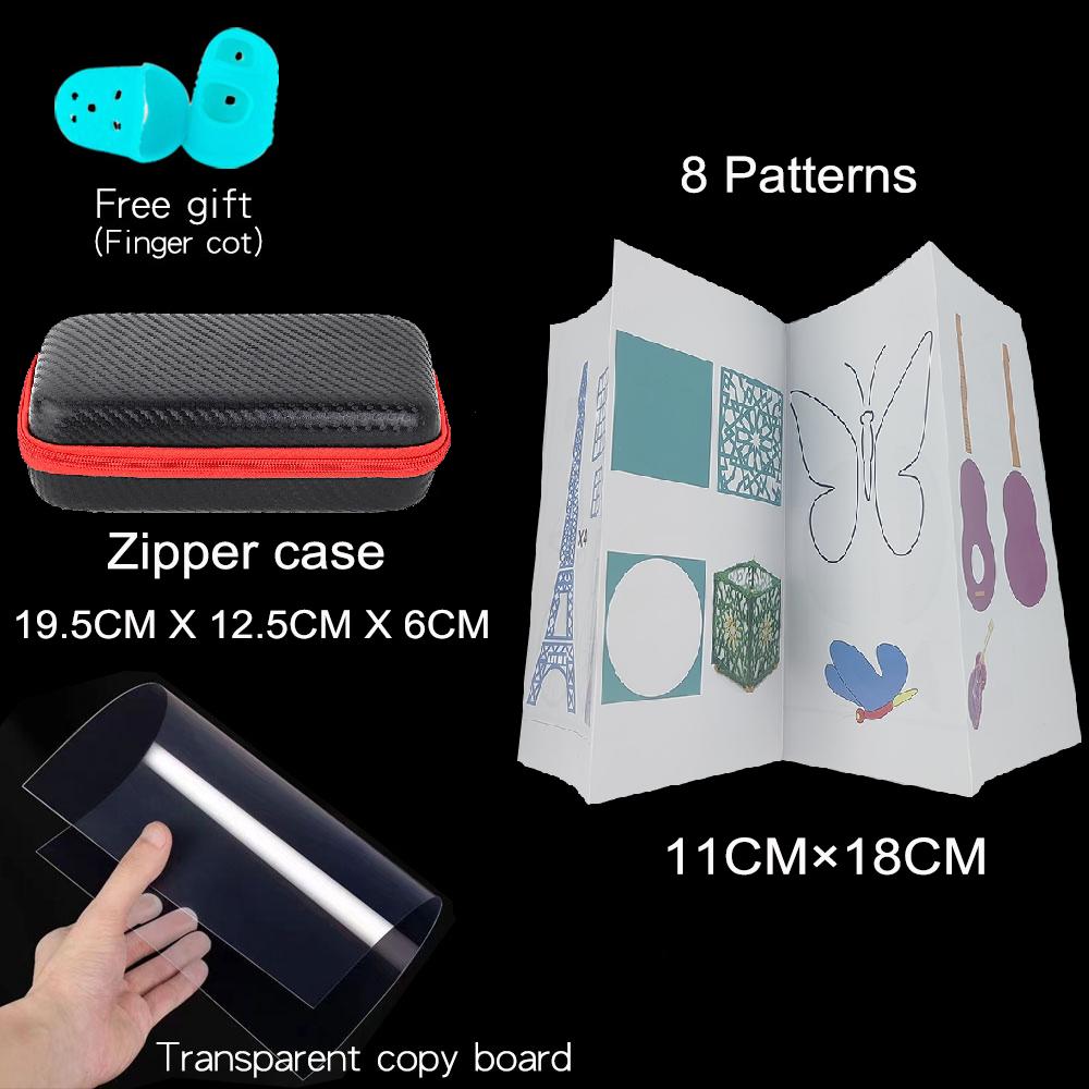 Drawing Book for 3D Printing Pen Reusable Colorful 40 8 Patterns Thick Paper Clear Plate Painting Template for 3D Pen Kid Gifts