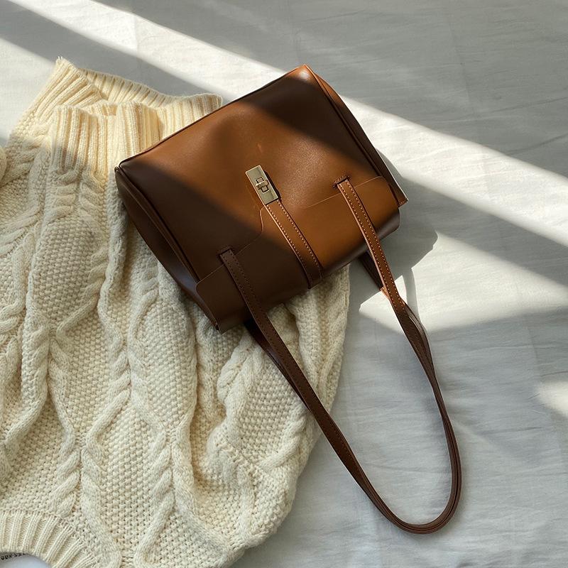 

Новая женская сумка-тоут 2025 коричневый