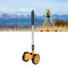 Rolling Measuring Wheel Dual 4in Accurate Distance Measurement Tool 0- 9.9m Lightweight with Telescopic Rod for Construction Landscaping Projects