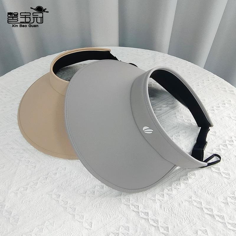 8553 Large version of composite velvet vinyl sunscreen eaves empty top hat summer sun hat children's outdoor sun hat