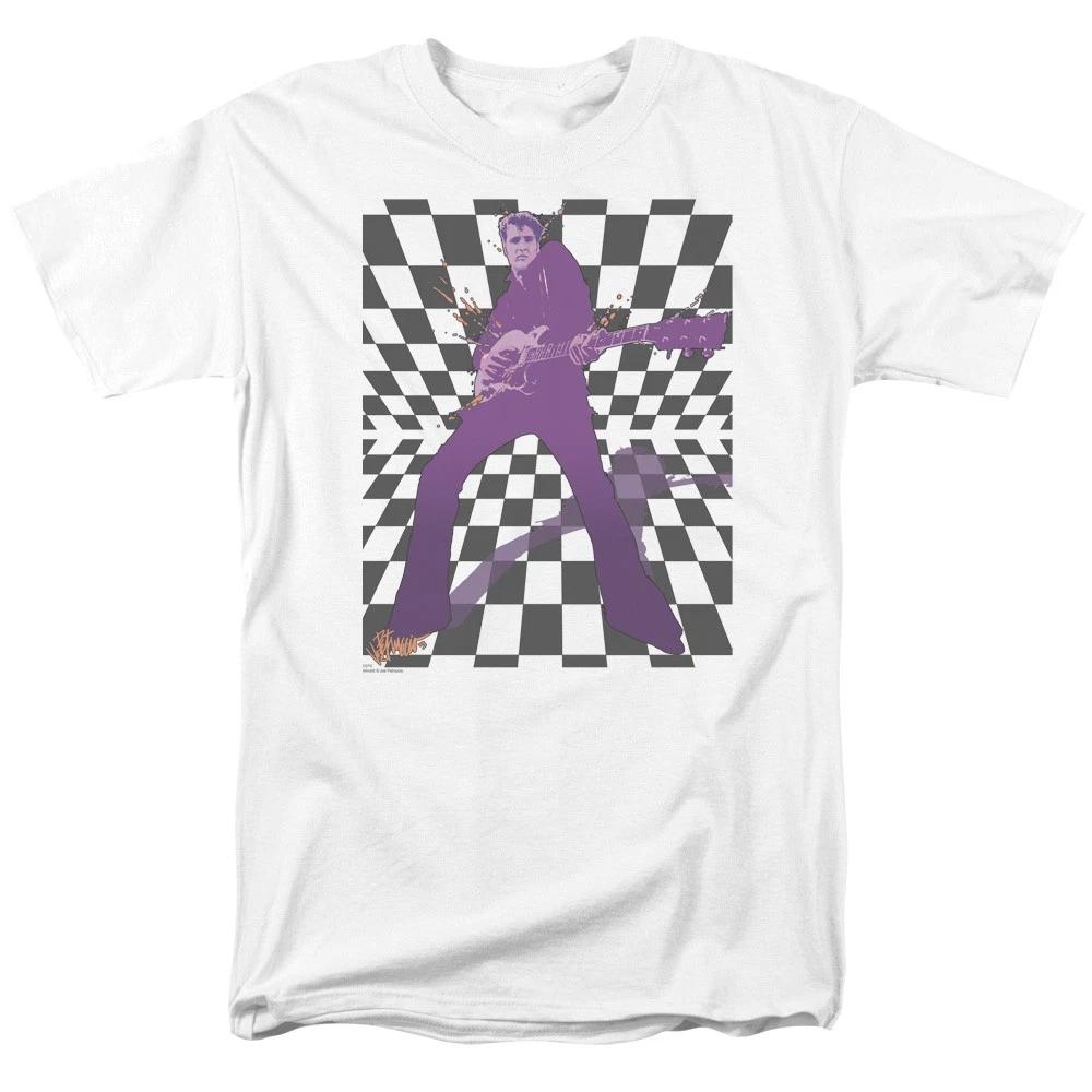 Elvis Presley - Lets Rock - Unisex Short Sleeve Children s T-shirt - White 130