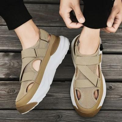 Fashion Men's Sandals Summer Breathable Casual Shoes for Men Outdoor Non Slip Beach Sandals 2024 New Male Platform Sandalias