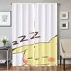Home Interior Kitchen Curtains for Living Room 2 Pieces Blackout Curtains Door Curtain Pokemon Bedroom Decoration Partition