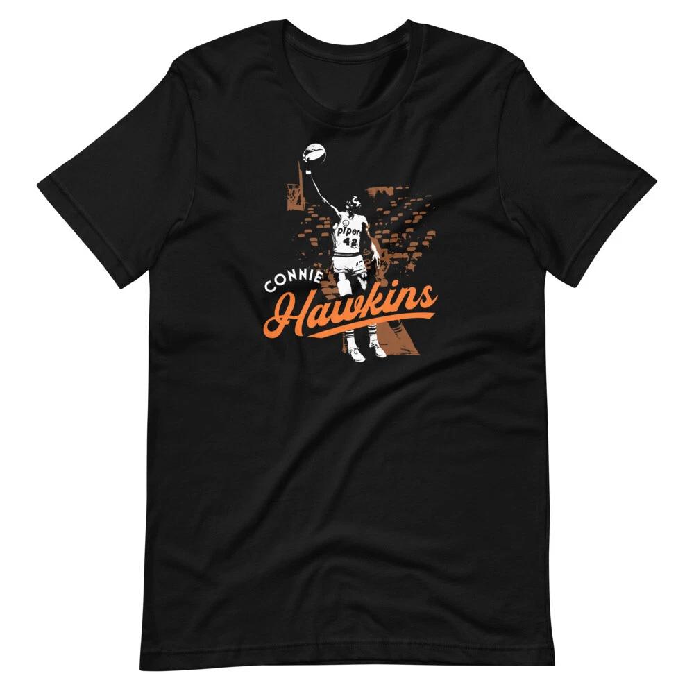 

Connie Hawkins Basketball Custom Design Graphic Tee Shirt Unisex t-shirt S