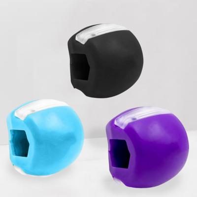 Silikon Gesichtskaumuskel Trainer Fitnessball Kieferlinie Unterkiefer Trainer