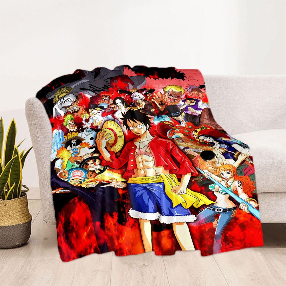 One Piece Adventure Suitable Blanket for Offices, Travel, Living Rooms Also a Good Gift for Friends and Family Suitable for All Seasons.