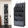 Over Door Shoe Organizer with Large 6 Deep Pockets Door Shoe Rack for Closet Door Foldable 16 Pairs Resuable Hanging Storage Bag