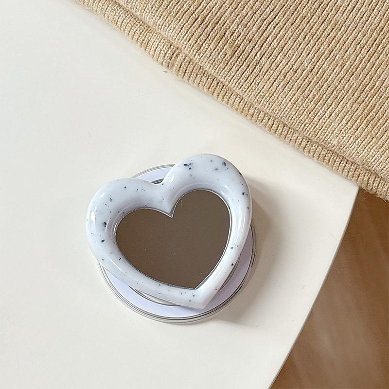 

Simple Mirror Mobile Phone Magnetic Suction Is Suitable For Magsafe Desktop Airbag Bracket Telescopic Women S Makeup Mirror