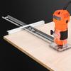 Staffa per scanalature di fresatura per router, Scanalature di fresatura per router, Piastra per tavolo router, Macchina per rifilatura a ribalta per fresatura legno