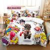 Game Ninjala Beding Set Single Twin Ful Quen King-Sized Dimensionsd Dimensions Bed Linen Set Aldult Kid Bedrom Duvetcover Sets 3D Print Young
