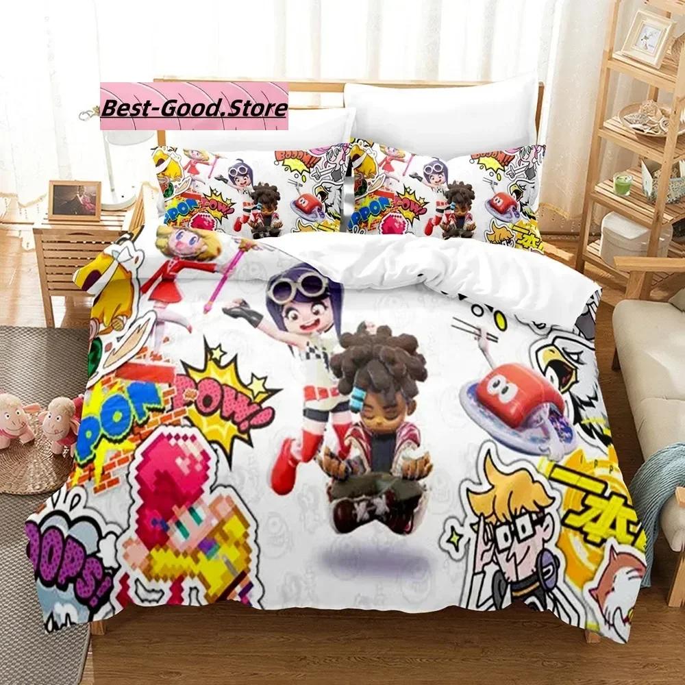 Game Ninjala Beding Set Single Twin Ful Quen King-Sized Dimensionsd Dimensions Bed Linen Set Aldult Kid Bedrom Duvetcover Sets 3D Print Young