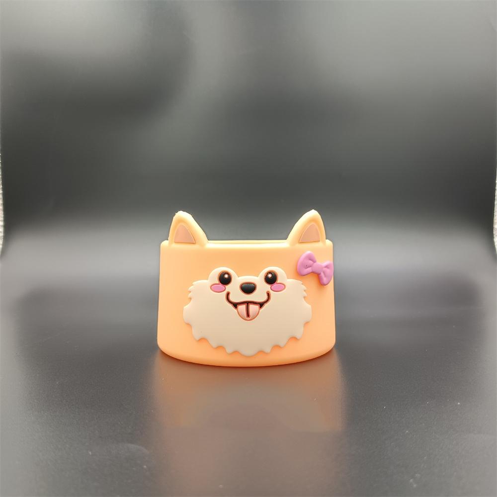 Kreskówkowy Zwierzęcy Silikonowy Rękaw Ochronny na Butelkę na Wodę Ochraniacz Spodu Butelki Pokrowiec na Kubek Do Stanley Tumbler Butelka Szklana Kubek