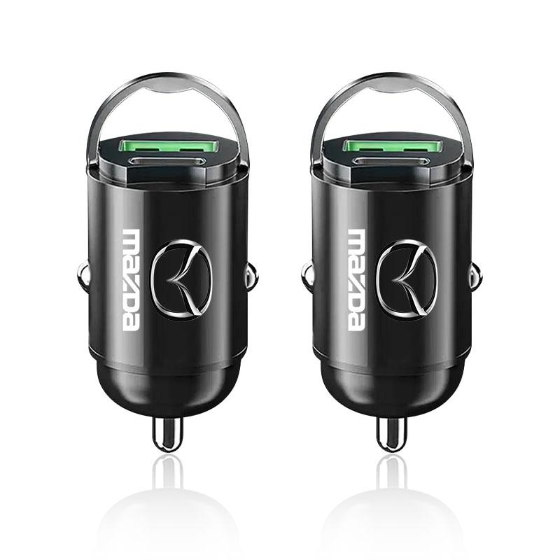 Micro Car Quick Charger Vehicle Cigarette Lighter Convert Plug Car Accessories For Mazda 2 3 4 5 6 7 8 ATENZA Axela RX8 CX6 CX5 CX4 Alexa CX4 CX5 CX8