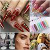 24-Grid Flat Back Resin Pearls for Nail Art with Long Lasting Shine and Colorful Nail Decorations