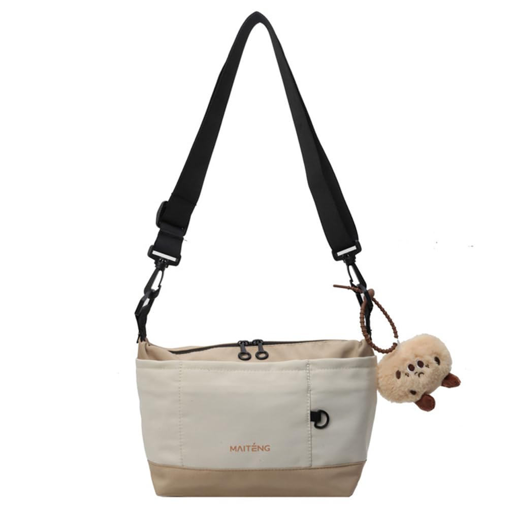 

Shoulder mini shoulder unisex [Neueins] bag, bag, lightweight, compact, crossbody, bag, бежевий