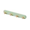 Telescopic kitchen and bathroom hook for versatile and no-mess storage in narrow spaces, with expandable and retractable hooks